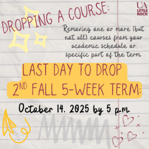 Dropping a course definition