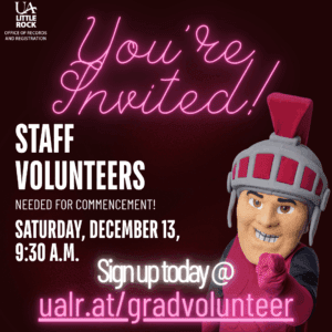 Call for commencement volunteers