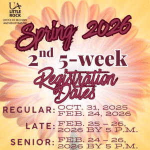 Spring 2026 Regular Registration Dates