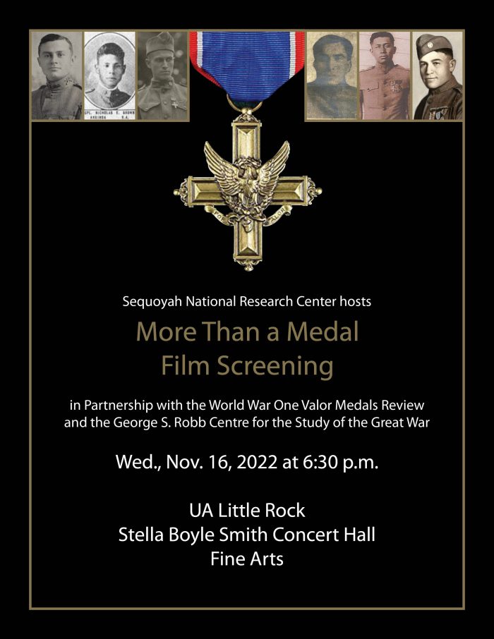 More than a Medal film screening flyer