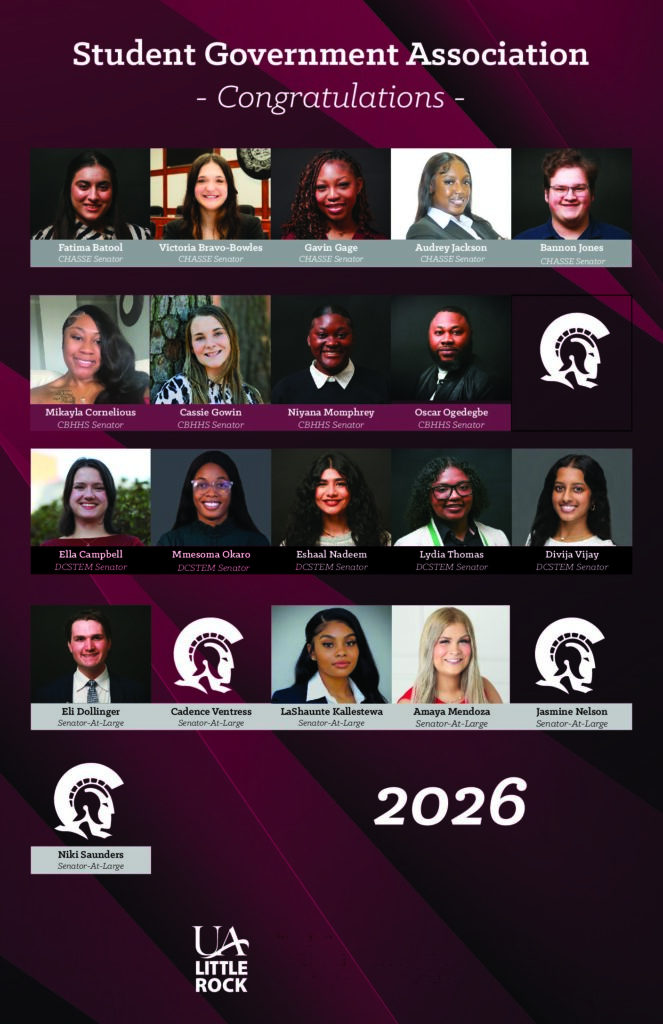 Students who were elected Senators during the 2026 SGA Elections