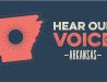 Hear Our Voice logo