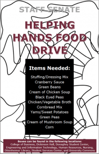 Helping Hands Full List of Food Donation Items - Compressed