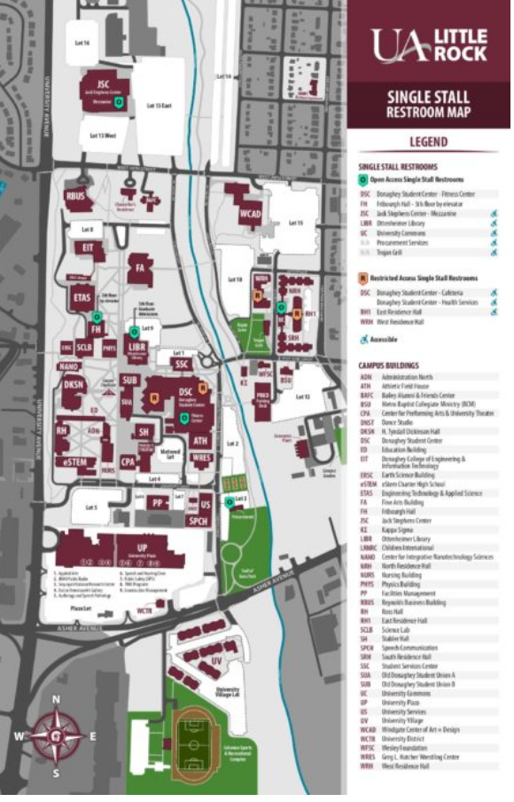 single stall bathroom map thumbnail - Student Affairs