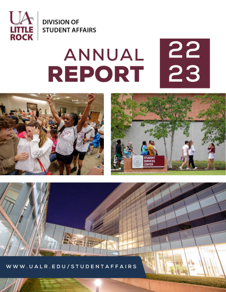 UA Little Rock Division of Student Affairs Annual Report 21-22 cover