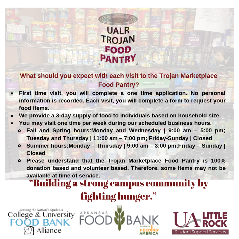 Food Pantry Student Support Services