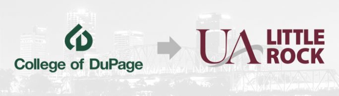 Transfer from the College of DuPage to UA Little Rock