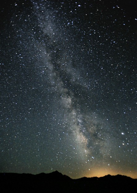 Image of the Milky Way over Black Rock Desert in Nevada