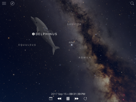 Image of Delphinus and the Milky Way