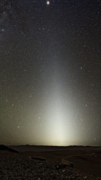 Image of Zodiacal Light in western sky