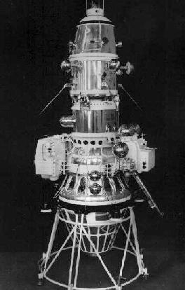 photo of Soviet spacecraft Luna 10