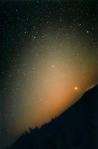 Photo of zodiacal light