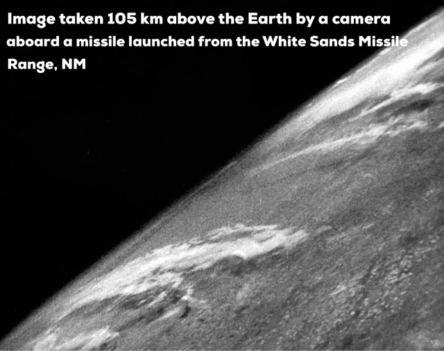First photo of Earth from space