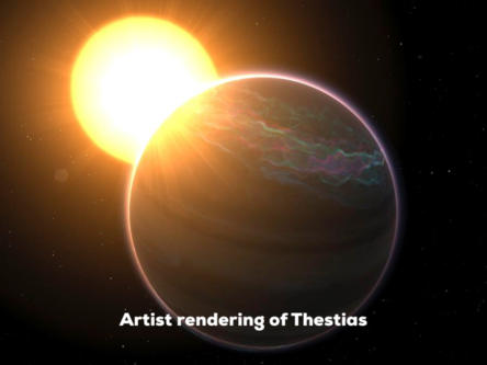 Artist rendering of Thestias