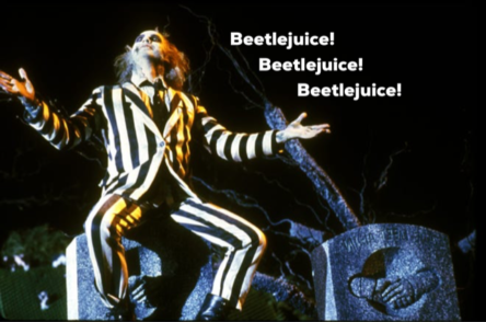 Image of movie character Beetlejuice