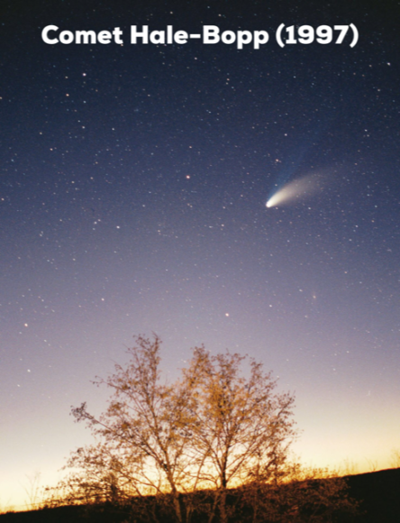 Photo of Hale-Bopp comet