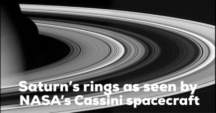 Image of Saturn's rings