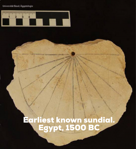 image of ancient sundial